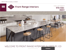 Tablet Screenshot of frontrangeinteriors.com